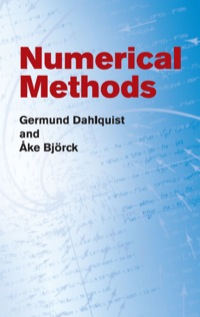 Titelbild: Numerical Methods 9780486428079