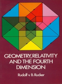 Omslagafbeelding: Geometry, Relativity and the Fourth Dimension 9780486234007