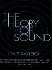 Imagen de portada: The Theory of Sound, Volume One 9780486602929