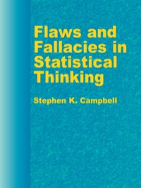 صورة الغلاف: Flaws and Fallacies in Statistical Thinking 9780486435985
