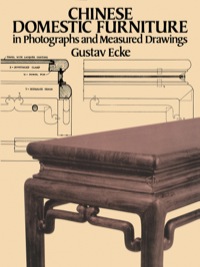 Cover image: Chinese Domestic Furniture in Photographs and Measured Drawings 9780486251714