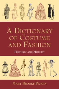 Imagen de portada: A Dictionary of Costume and Fashion 9780486402949