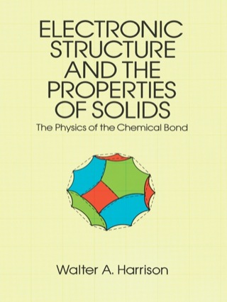 Cover image: Electronic Structure and the Properties of Solids 9780486660219