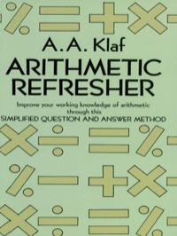 Cover image: Arithmetic Refresher 9780486212418