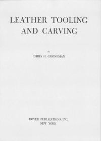 Cover image: Leather Tooling and Carving 9780486230610