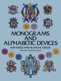 صورة الغلاف: Monograms and Alphabetic Devices 9780486223308