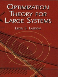 Cover image: Optimization Theory for Large Systems 9780486419992