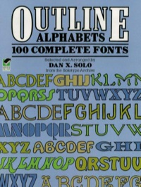 Omslagafbeelding: Outline Alphabets 9780486258249