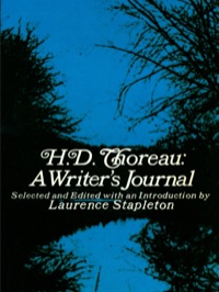 Omslagafbeelding: H. D. Thoreau, a Writer's Journal 9780486206783
