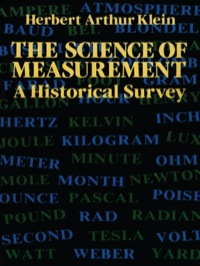 Cover image: The Science of Measurement 9780486258393