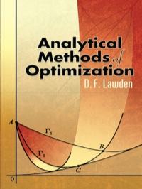 Omslagafbeelding: Analytical Methods of Optimization 9780486450346