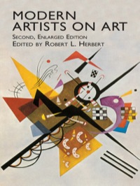 Imagen de portada: Modern Artists on Art 2nd edition 9780486411910