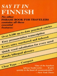 Imagen de portada: Say It in Finnish 9780486245911