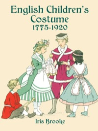 Omslagafbeelding: English Children's Costume 1775-1920 9780486429847