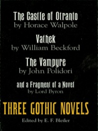 Cover image: Three Gothic Novels 9780486212326