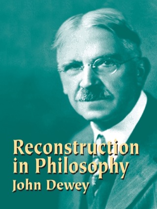 Imagen de portada: Reconstruction in Philosophy 9780486434384