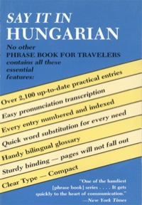 Cover image: Say It in Hungarian 9780486244235
