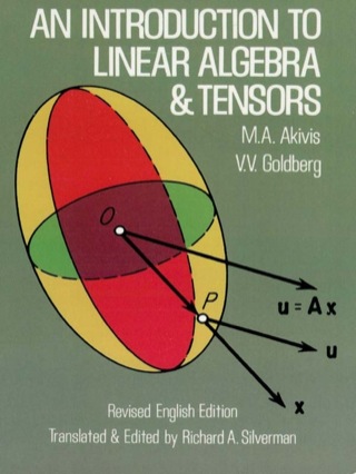 Cover image: An Introduction to Linear Algebra and Tensors 9780486635453