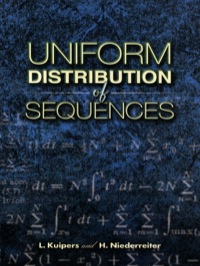Imagen de portada: Uniform Distribution of Sequences 9780486450193