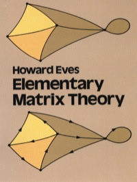 Cover image: Elementary Matrix Theory 9780486639468