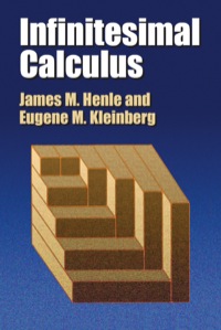 Cover image: Infinitesimal Calculus 9780486428864