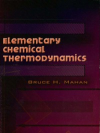 Cover image: Elementary Chemical Thermodynamics 9780486450544