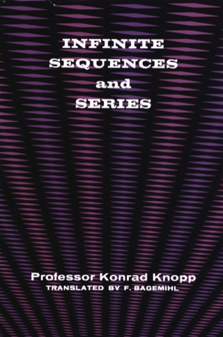 Cover image: Infinite Sequences and Series 9780486601533