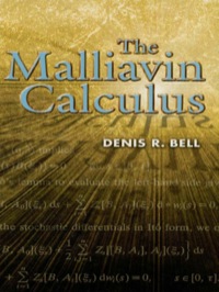 Imagen de portada: The Malliavin Calculus 9780486449944