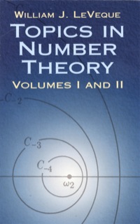 Cover image: Topics in Number Theory, Volumes I and II 9780486425399