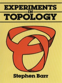 صورة الغلاف: Experiments in Topology 9780486259338