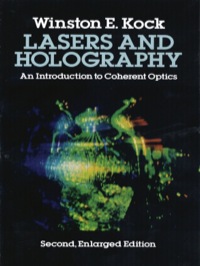 صورة الغلاف: Lasers and Holography 9780486240411