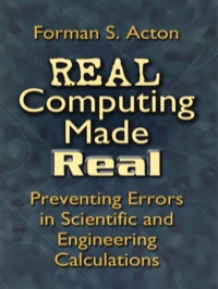 Imagen de portada: Real Computing Made Real 9780486442211