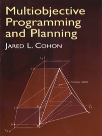 Titelbild: Multiobjective Programming and Planning 9780486432632