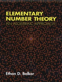 Imagen de portada: Elementary Number Theory 9780486458076