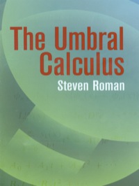 صورة الغلاف: The Umbral Calculus 9780486441399