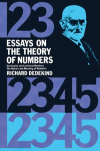 表紙画像: Essays on the Theory of Numbers 9780486210100