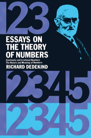 Imagen de portada: Essays on the Theory of Numbers 9780486210100