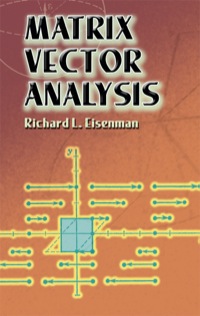Cover image: Matrix Vector Analysis 9780486441818