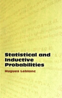 صورة الغلاف: Statistical and Inductive Probabilities 9780486449807
