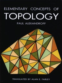صورة الغلاف: Elementary Concepts of Topology 9780486607474