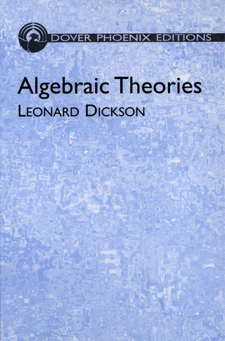 Cover image: Algebraic Theories 9780486495736