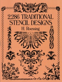 صورة الغلاف: 2,286 Traditional Stencil Designs 9780486268453