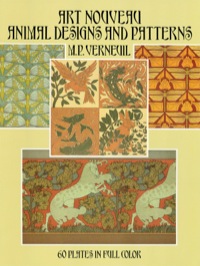 表紙画像: Art Nouveau Animal Designs and Patterns 9780486272184