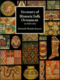 表紙画像: Treasury of Historic Folk Ornament in Full Color 9780486290942