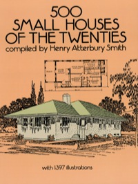 Titelbild: 500 Small Houses of the Twenties 9780486263007