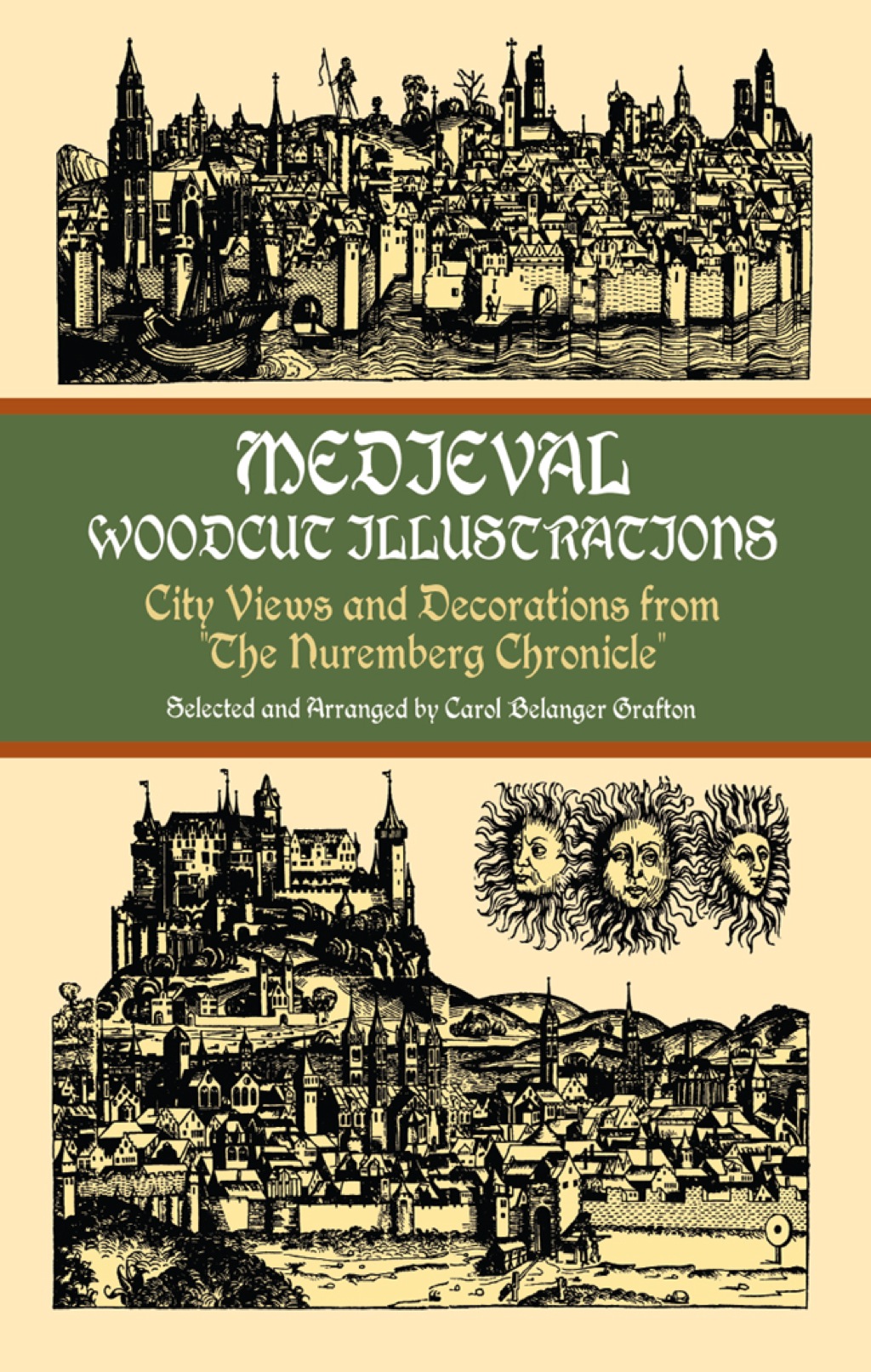 Medieval Woodcut Illustrations City Views and Decorations from the Nuremberg Chronicle