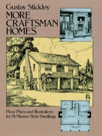 表紙画像: More Craftsman Homes 9780486242521