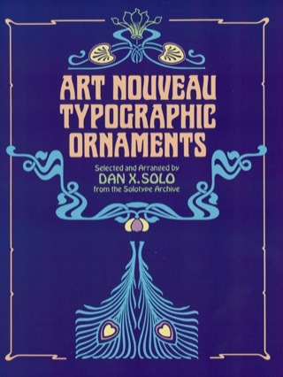 Imagen de portada: Art Nouveau Typographic Ornaments 9780486243665