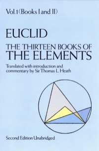 表紙画像: The Thirteen Books of the Elements, Vol. 1 9780486600888