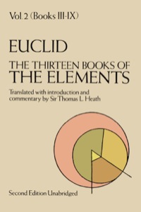 صورة الغلاف: The Thirteen Books of the Elements, Vol. 2 9780486600895